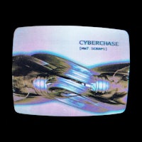 a television screen with the words cyberchase on it
